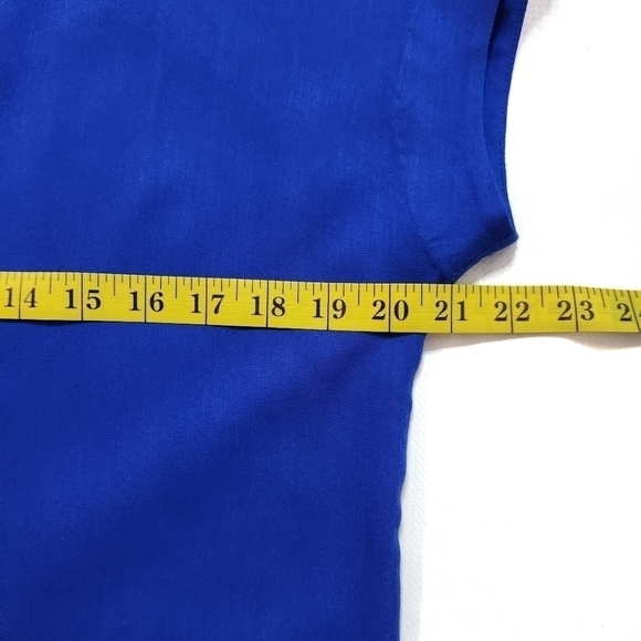 Icōne Royal Blue Ruffle Hem Mini Dress - Picture 5 of 8